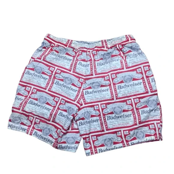 American Vintage 80s Budweiser Mens Shorts Small - Picture 4 of 6